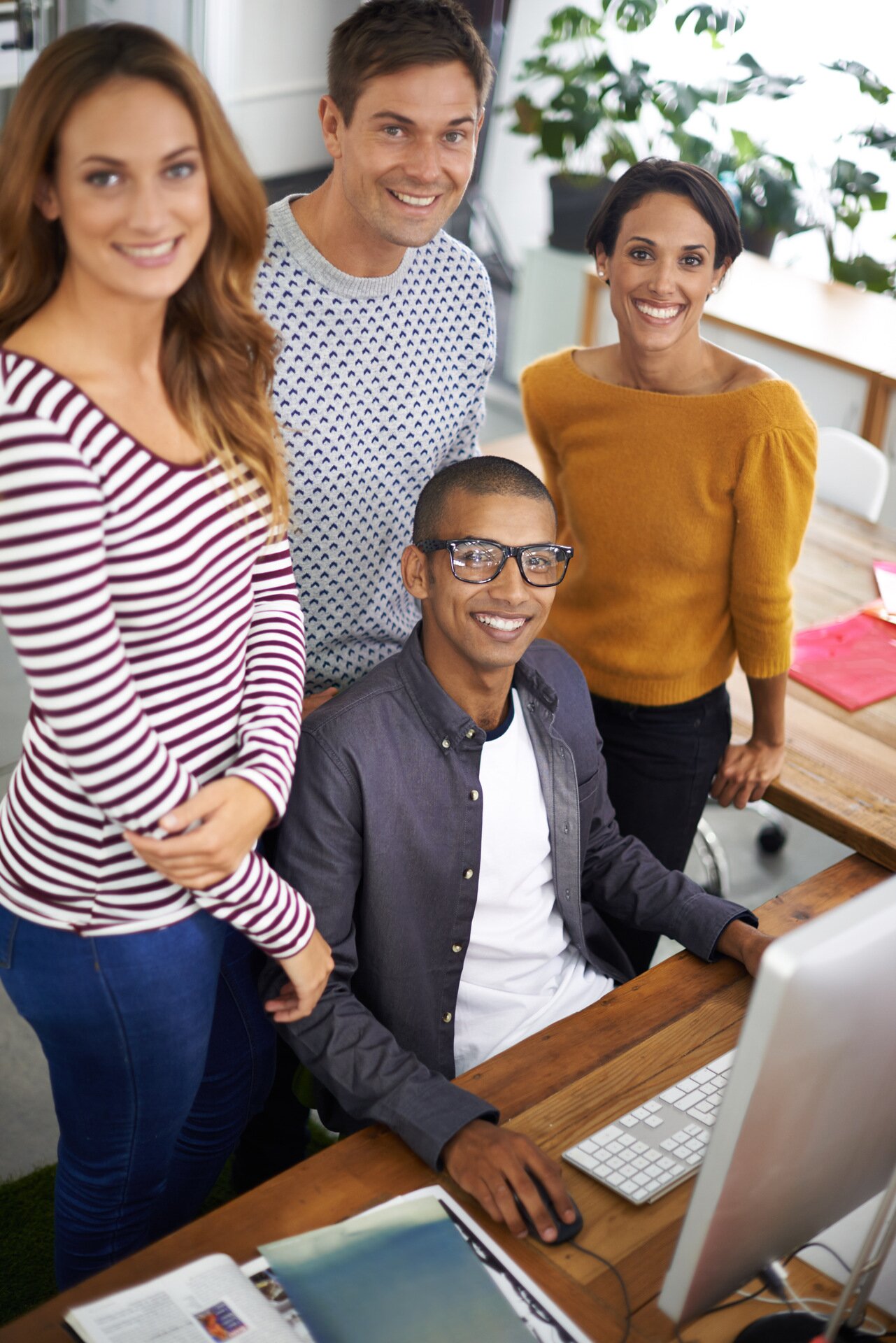 DataScrapers technology interns and team